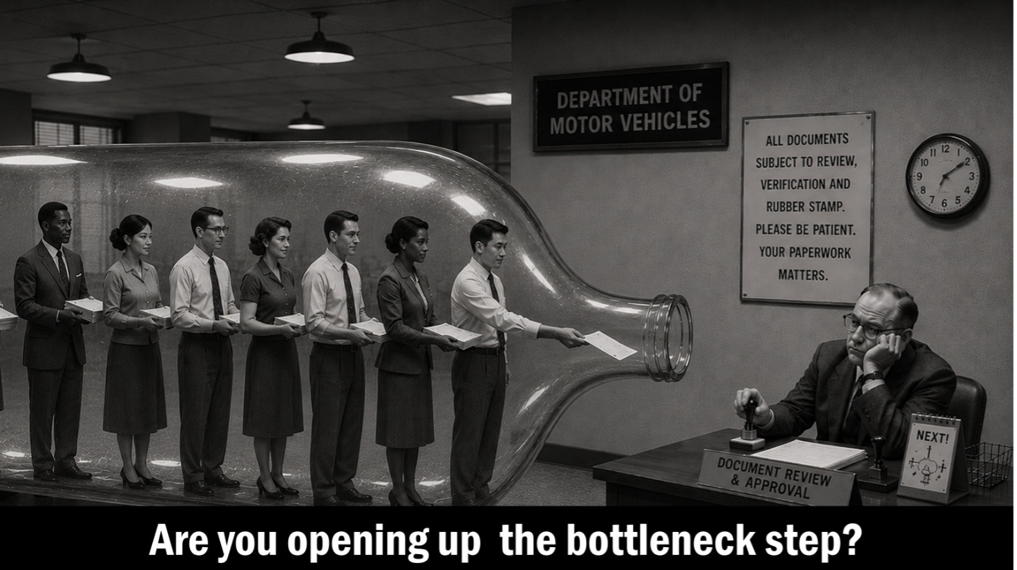 AI at the Bottleneck vs. AI Everywhere Else